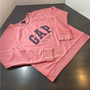 Gap Est. 1969 Logo Sweatshirt – Pink – Size XS